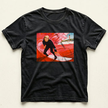Black Red Wave T-Shirt
