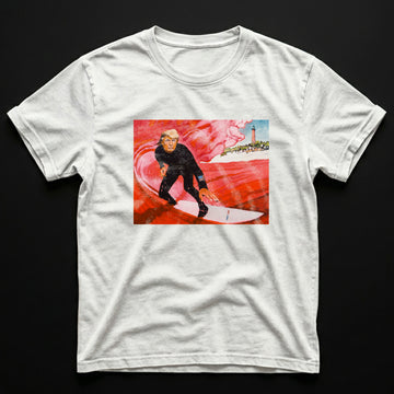 White Red Wave T-Shirt