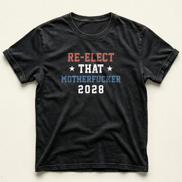 Black Re-Elect T-Shirt