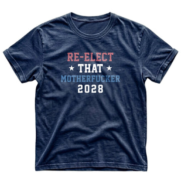 Re-Elect 2028 Men's T-Shirt – Navy Blue