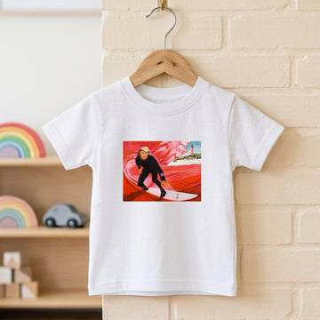 Toddler white Red Wave