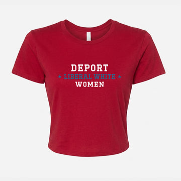Deport Women's Crop Tee – Red