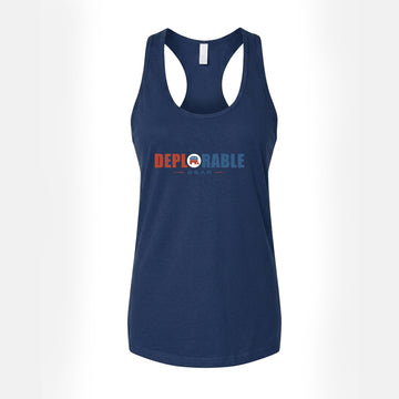 Proud Deplorable Women's Tank Top – Navy Blue