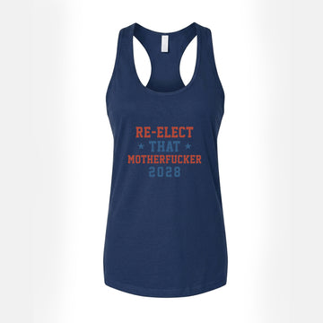Re-Elect 2028 Women's Tank Top – Navy Blue