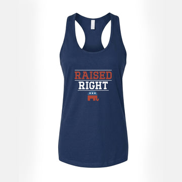 Raised Right Women's Tank Top – Navy Blue