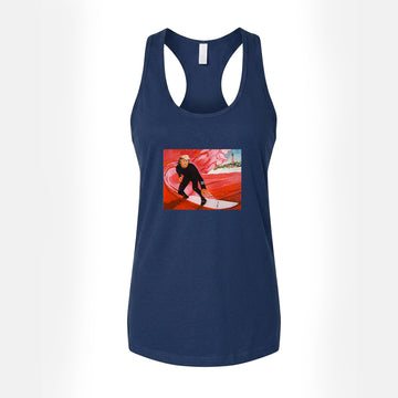 Trump Red Wave Women's Tank Top – Navy Blue