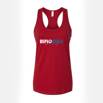 Proud Deplorable Women's Tank Top – Red