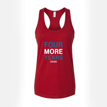 Four More Years 2028 Women's Tank Top – Red