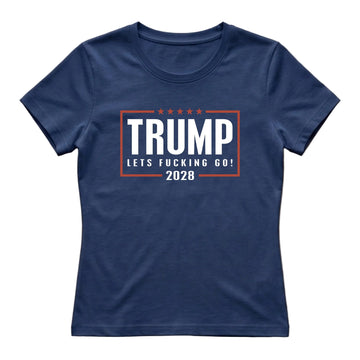 Trump LFG 2028 Women's T-Shirt – Navy Blue