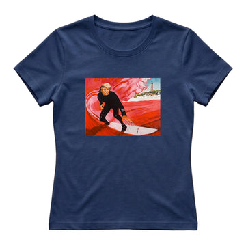 Trump Red Wave Women's T-Shirt – Navy Blue