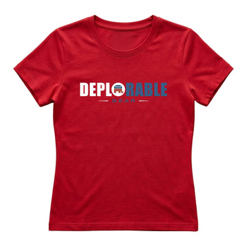 Proud Deplorable Women's T-Shirt – Red