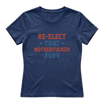 Re-Elect 2028 Women's T-Shirt – Navy Blue