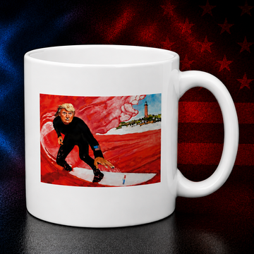 Red Wave Coffee Cup - Deplorable Mug